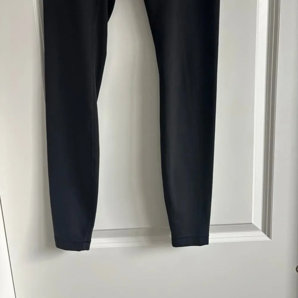 Lululemon Wunder Train High-Rise Ribbed Tight Sz 4 Athletic Black